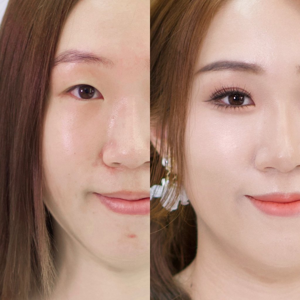 香港婚禮新娘化妝師-單眼皮眼型調整