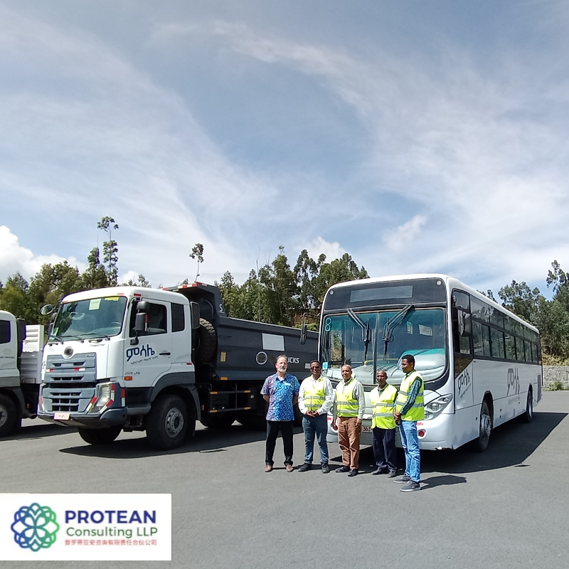 Protean Consulting verifying status of fleet and procedures at driving trainers academy.