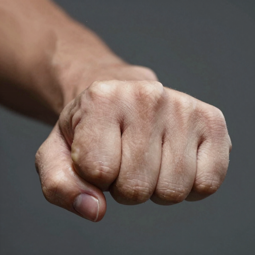 a man riding a skateboard down a street next to tall buildings