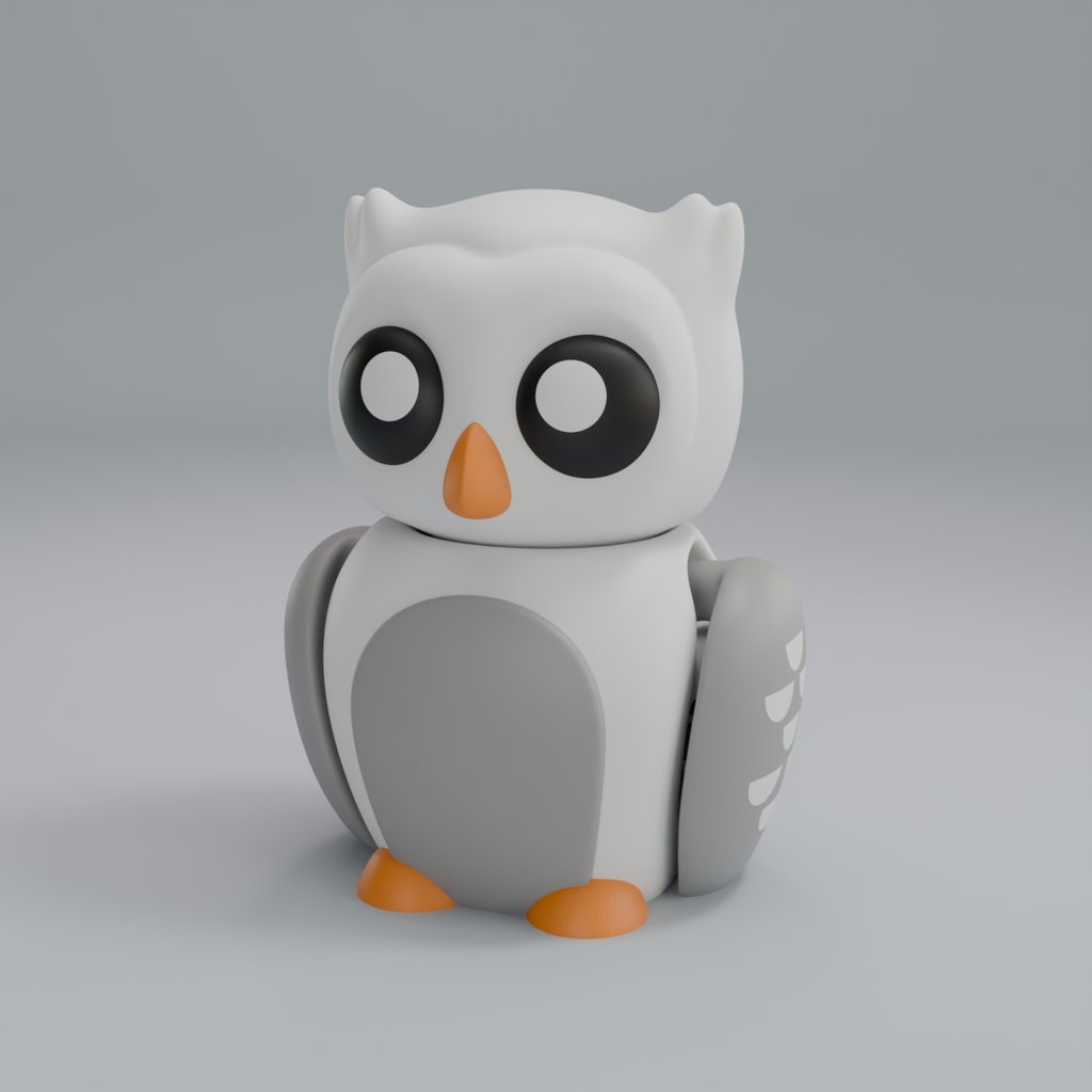 3d printed Owl