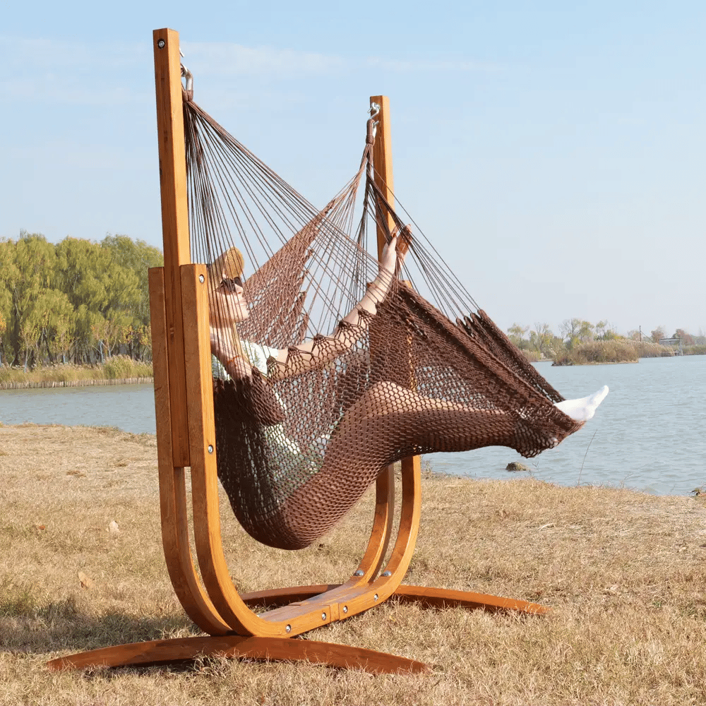 The Caribbean hammock chair and stand set