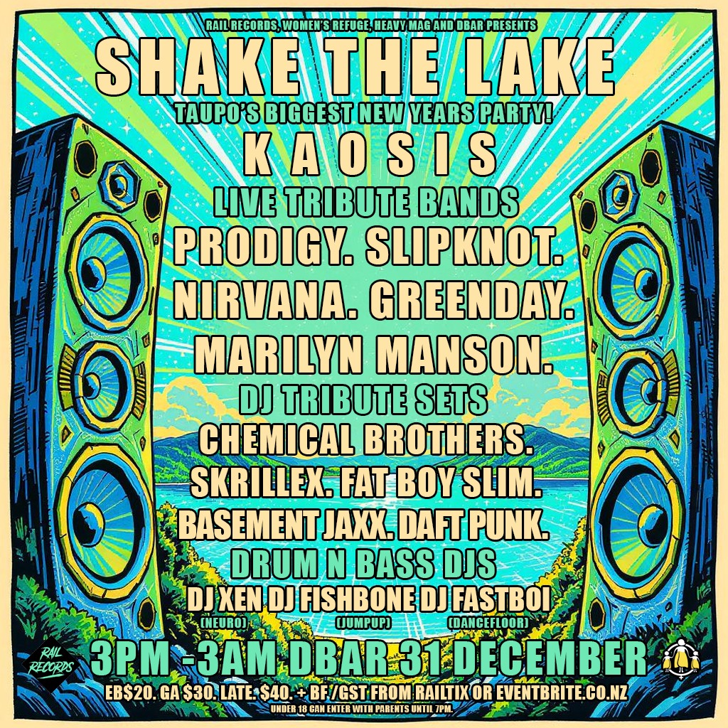 New Years Eve Taupo Shake The Lake