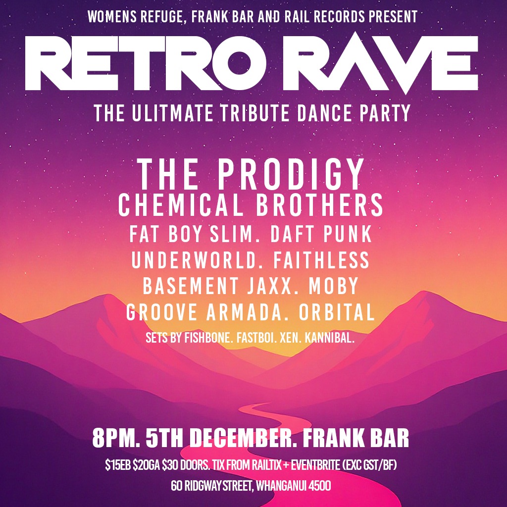Whanganui Retro Rave Frank Bar 