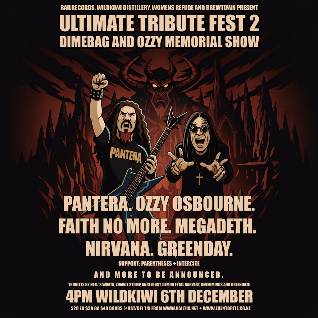 Wildkiwi Ultimate Tribute 2 Ozzy Osbourne Dime Bag Darryl