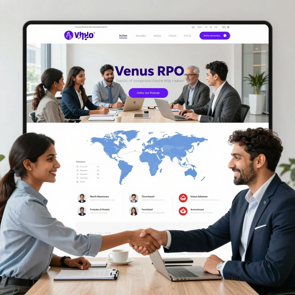 Graph showing growth with arrows pointing upward, symbolizing scalable recruitment success.