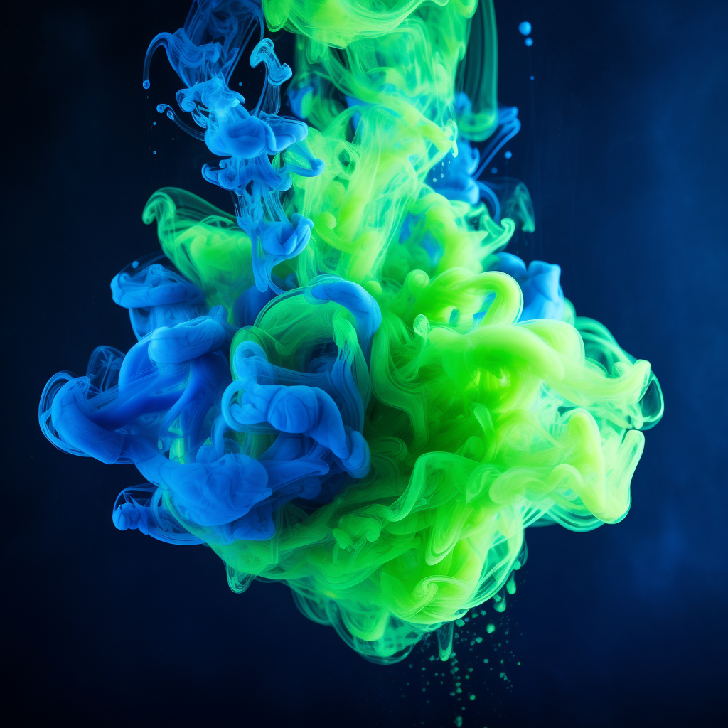Blue and Green Smoke