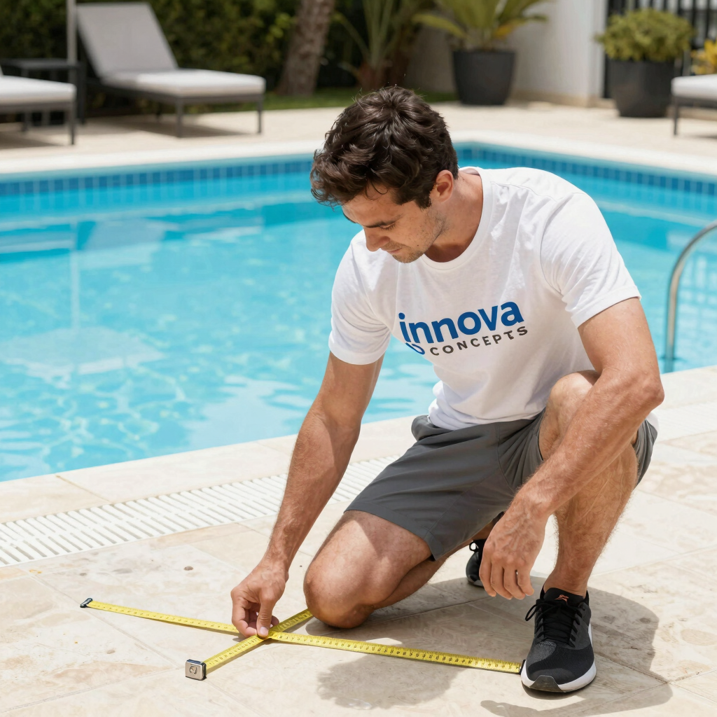 Sleek aluminum carport sheltering a car in a contemporary driveway.