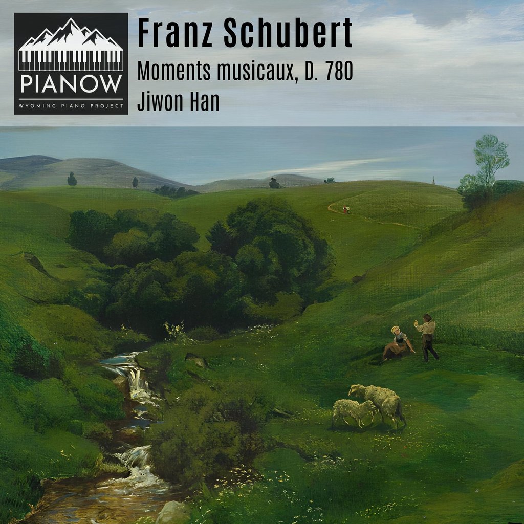 Pianist Jiwon Han - Schubert Moments musicaux Album Cover
