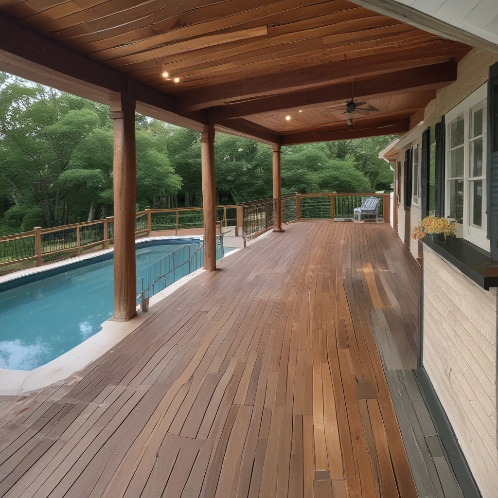A smiling single mom reviewing blueprints on a construction site with workers in the background.