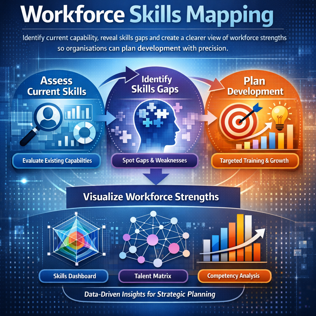 Identify current capability, reveal skills gaps and create a clearer view of workforce strengths
