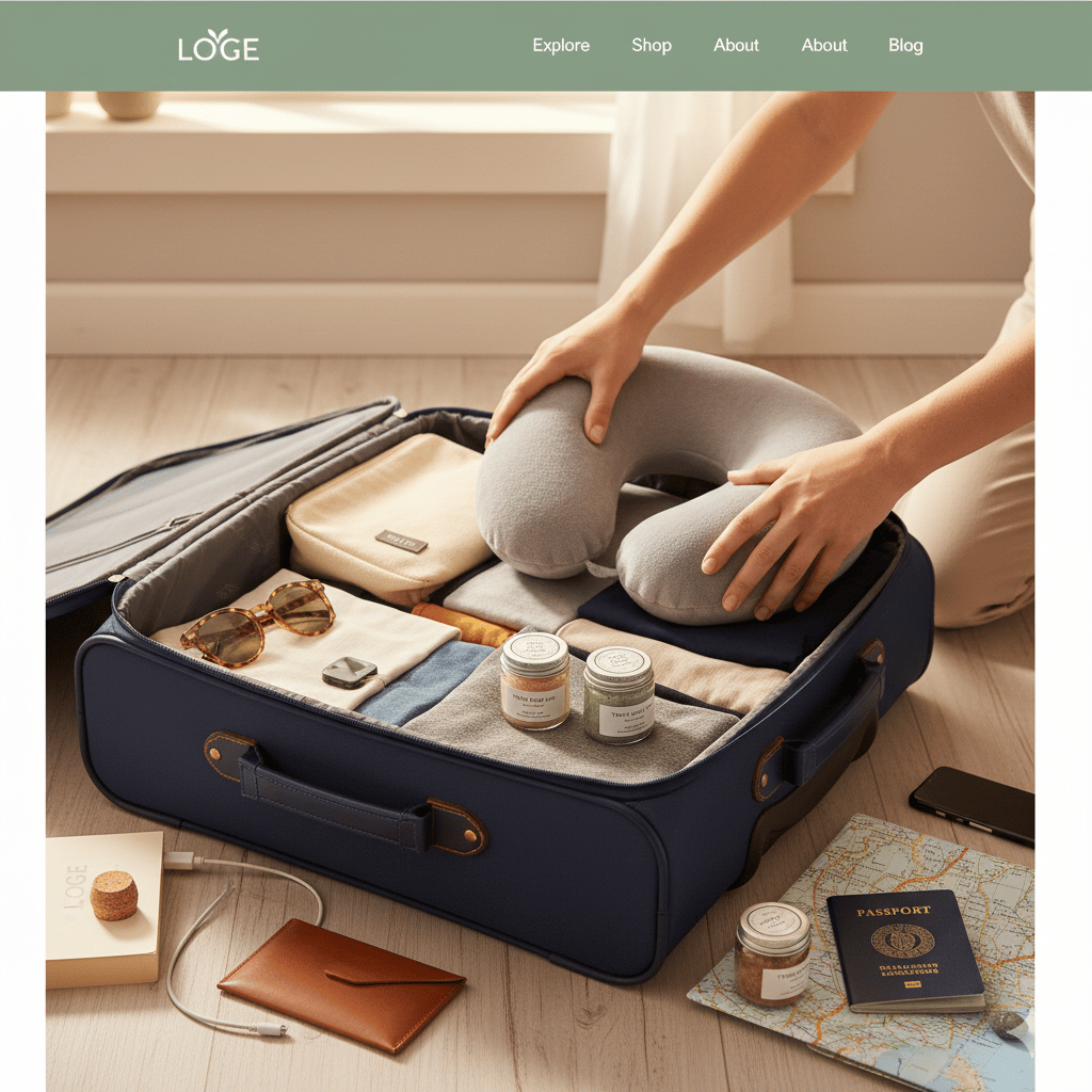 travel ready personalized gift jars with travel essentials