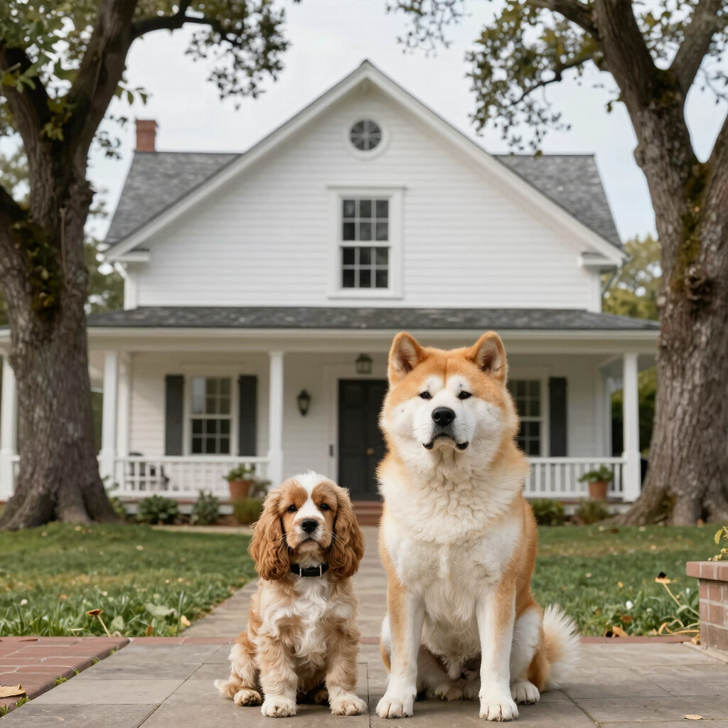 A cozy reading nook with faunavista blog open on a tablet surrounded by pet care books and a sleeping cat.