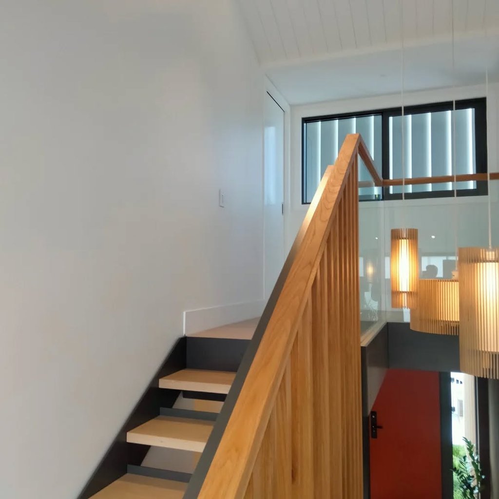 Interior painting project stairwell - Browns Bay