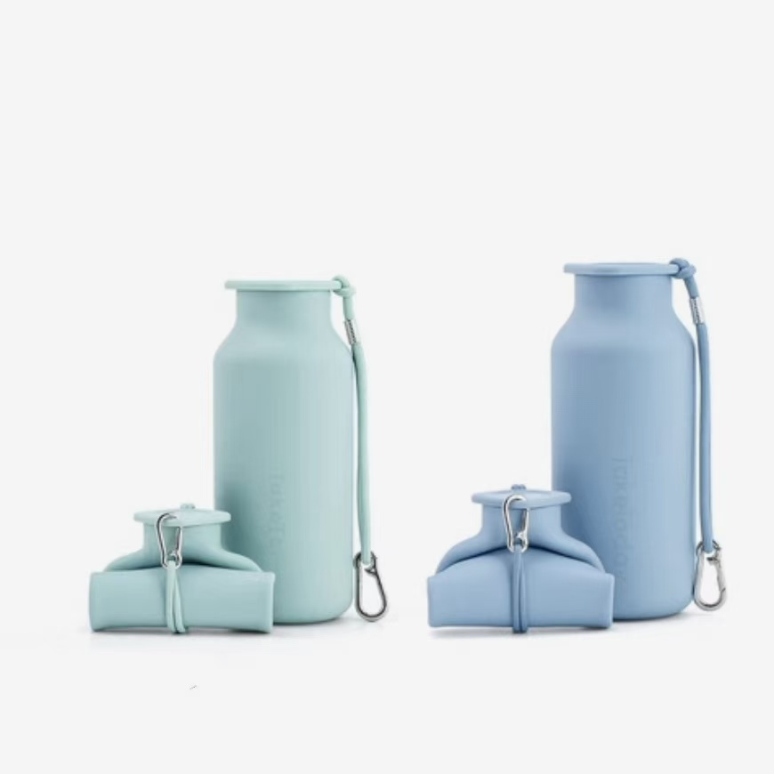 botella de agua de silicona personalizada