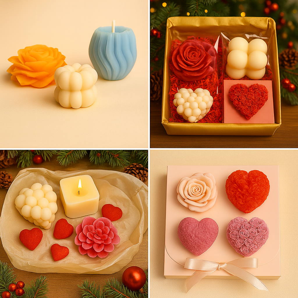 Handcrafted natural beeswax scented candle by Fragrant Flame by Briana