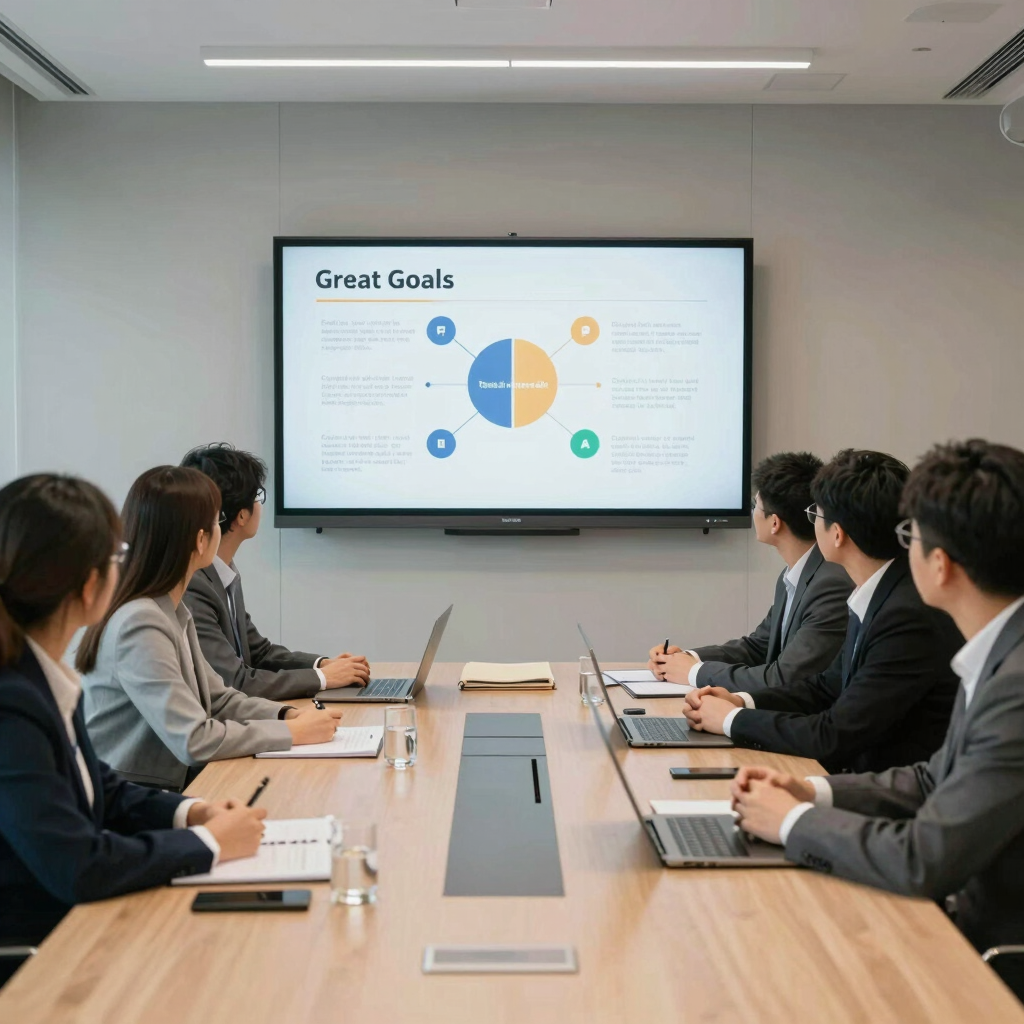 A friendly team of professionals collaborating in a modern office setting.