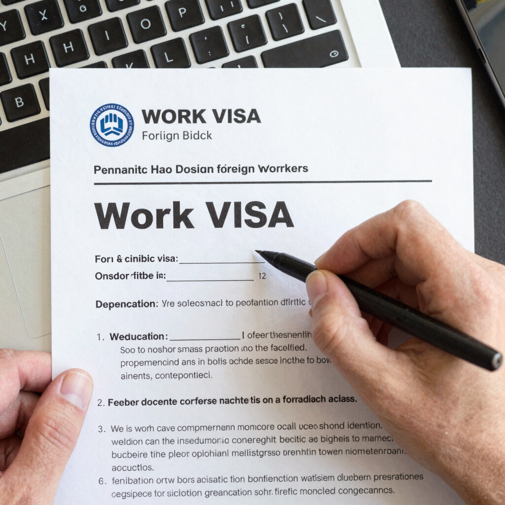 A professional consultant discussing business incorporation documents with clients in a modern office.