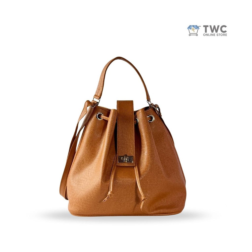 Cara Bucket Bag (Tan) Ladies Leather Bag