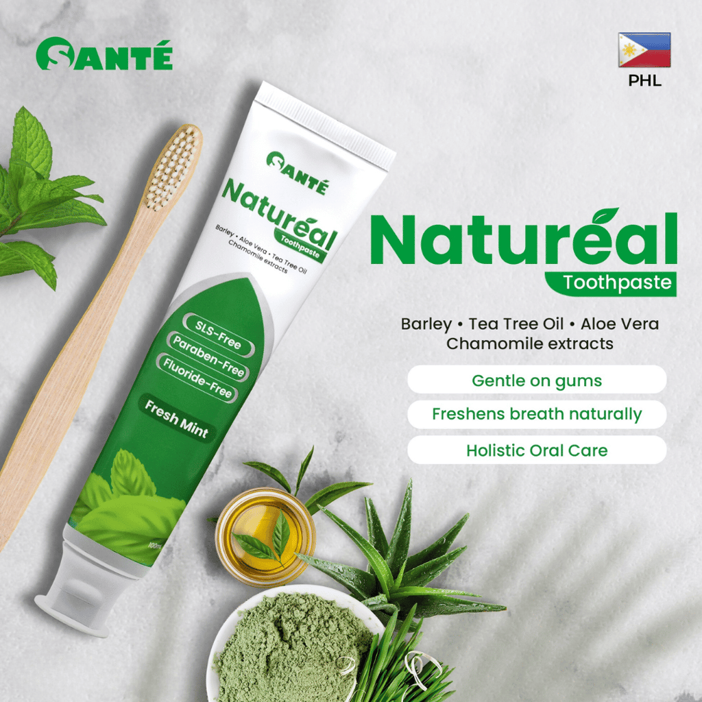 Sante - Natureal Toothpaste - Fluoride Free - Paraben Free - SLS Free