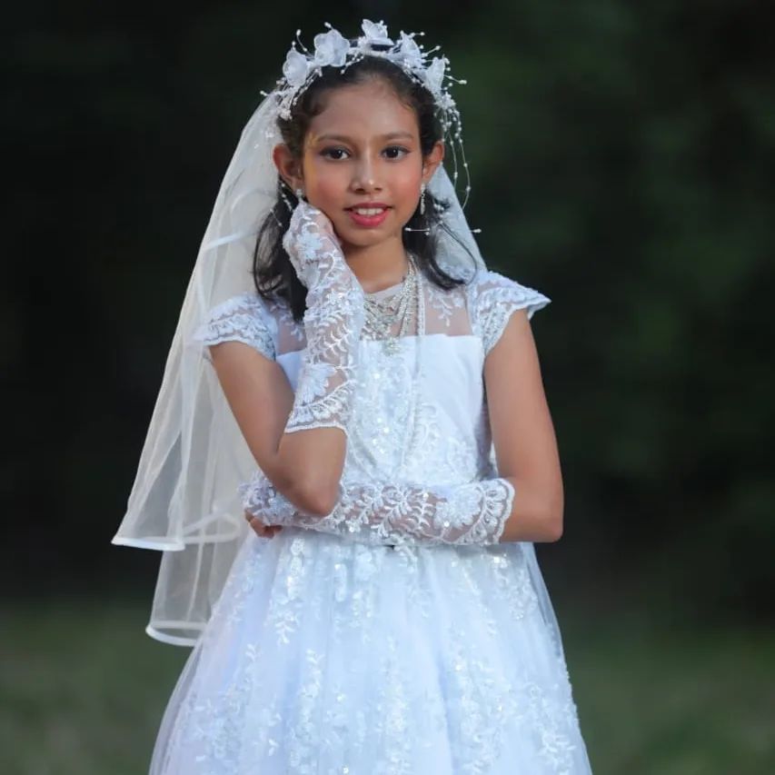 beautiful dress little bride communion dress 