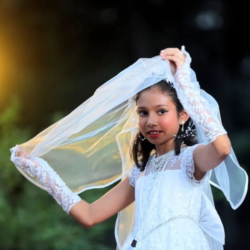 beautiful dress little bride communion dress