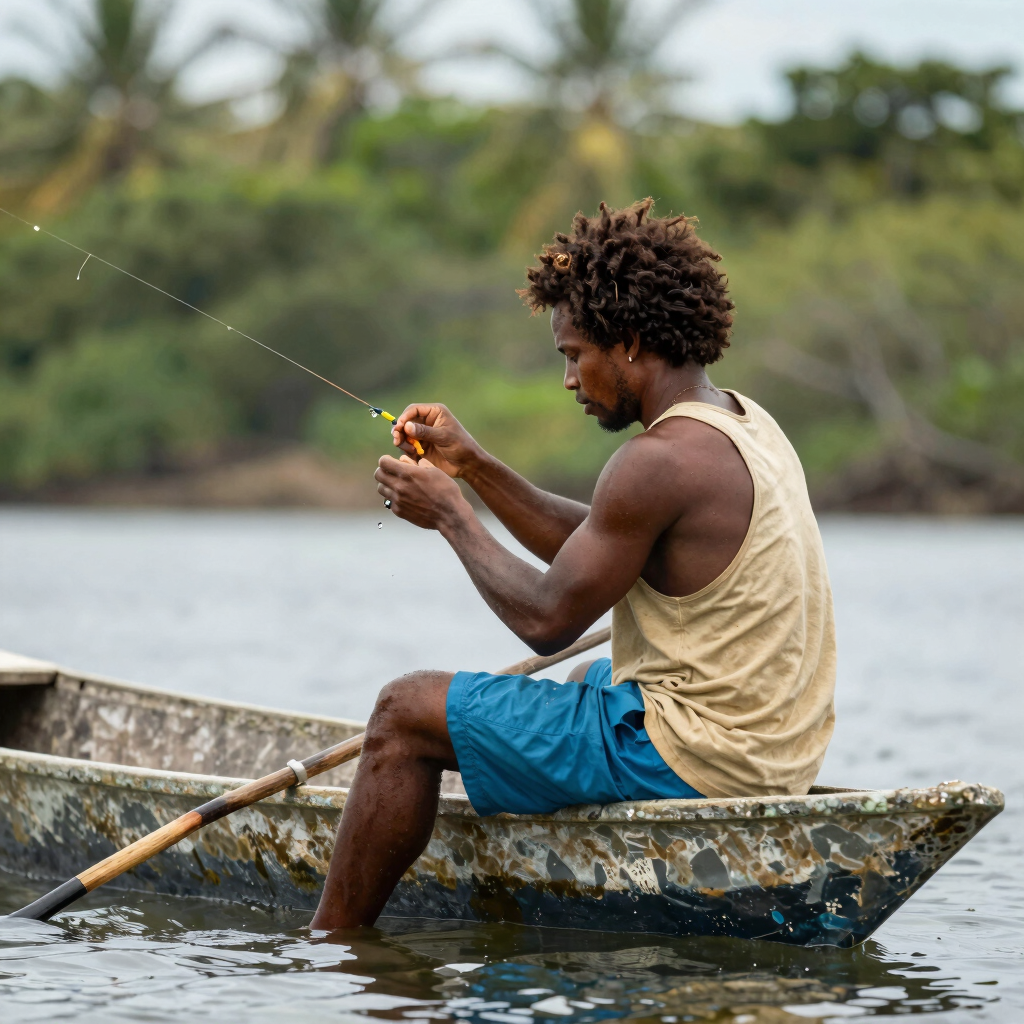 Farmers in a lush green field receiving digital payments on mobile devices.