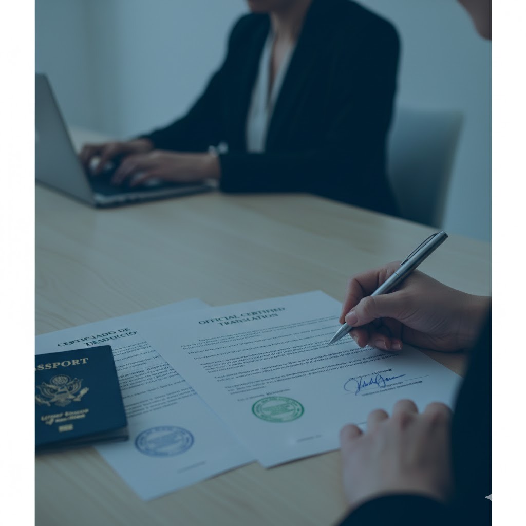 Traducción de documentos español ingles / inglés español Migratfin Solutions