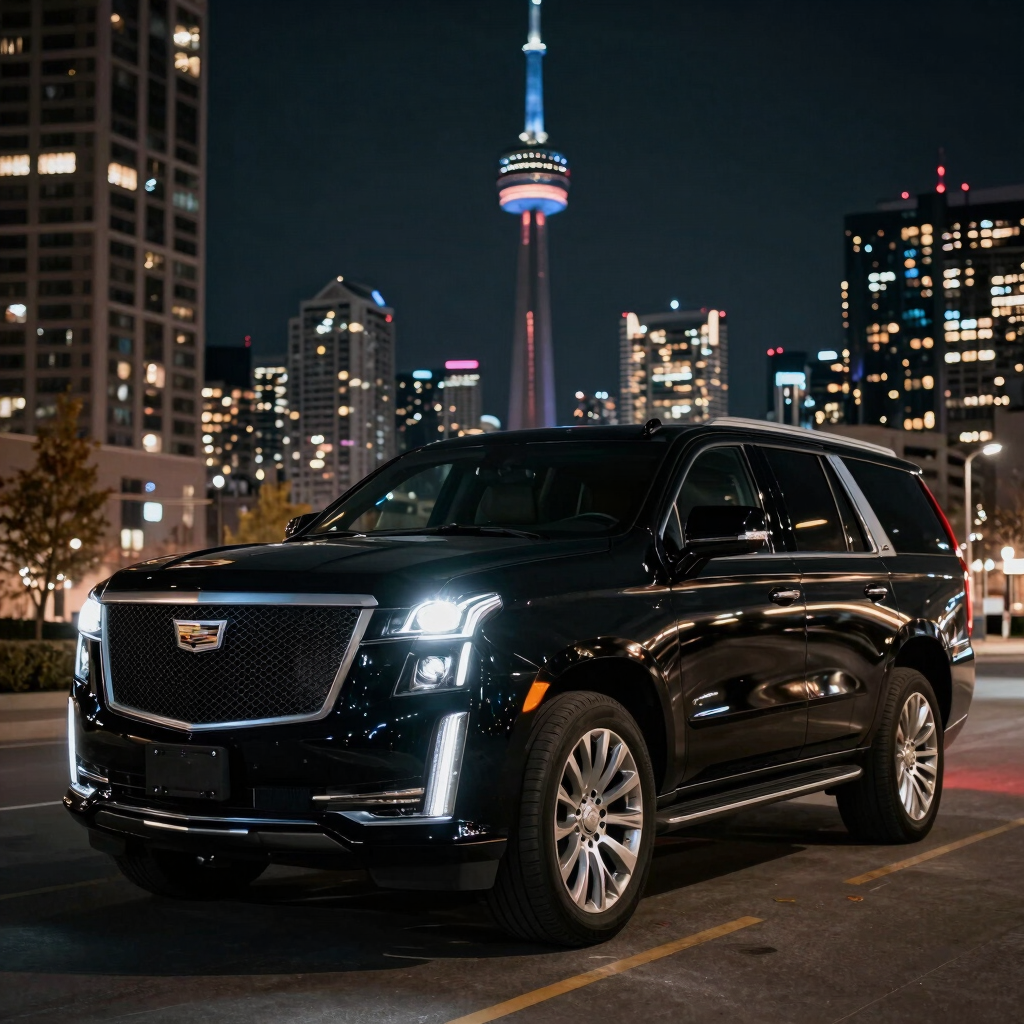 luxury cadillac escalade SUV VIREMONT CHAUFFUER Toronto