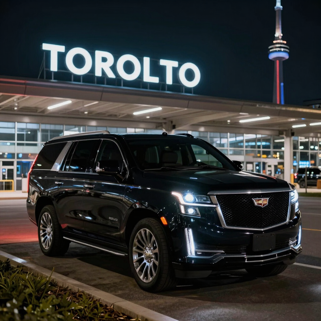 toronto pearson airport chauffeur service luxury  Cadillac Esclade Luxury suv