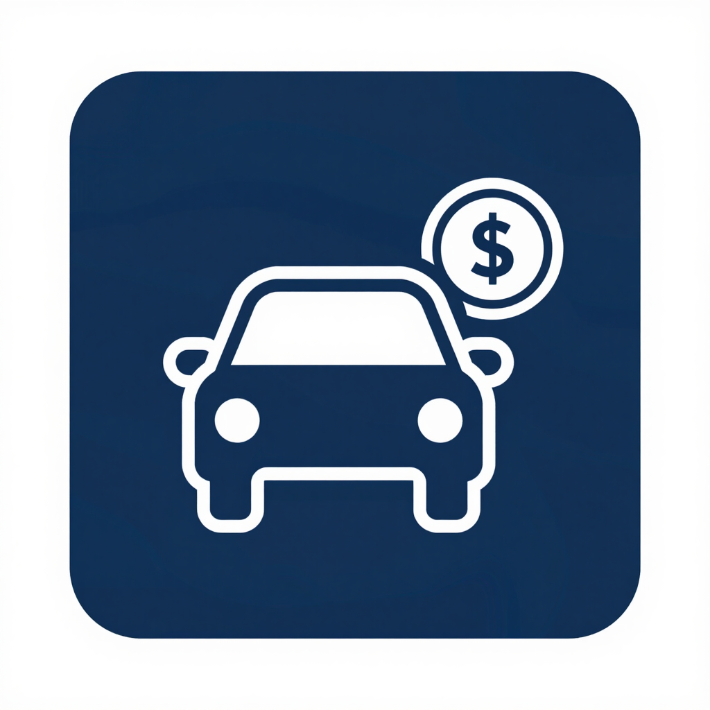 Screenshot of the Autointel extension analyzing a car listing with price and risk indicators overlay.