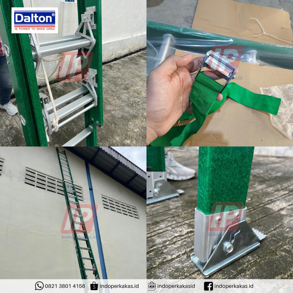 Tangga Dalton Sliding Fiberglass (PLN) Tipe MFEL