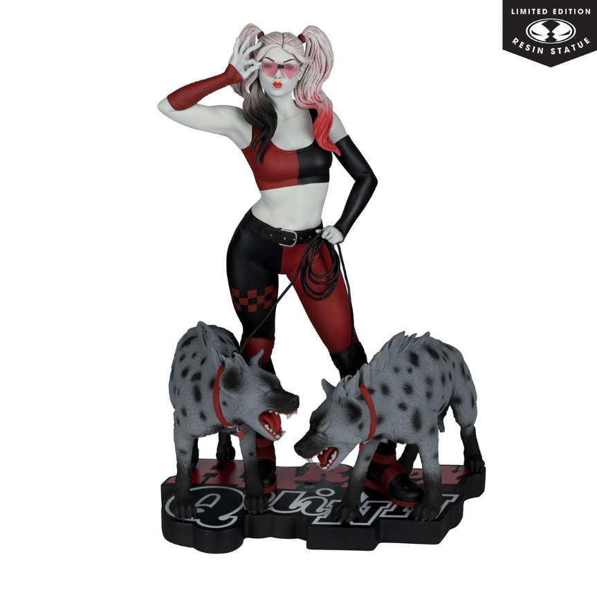 DC Direct Harley Quinn: Red, White and Black by Jenny Frison 1:10 Scale Resin Statue
