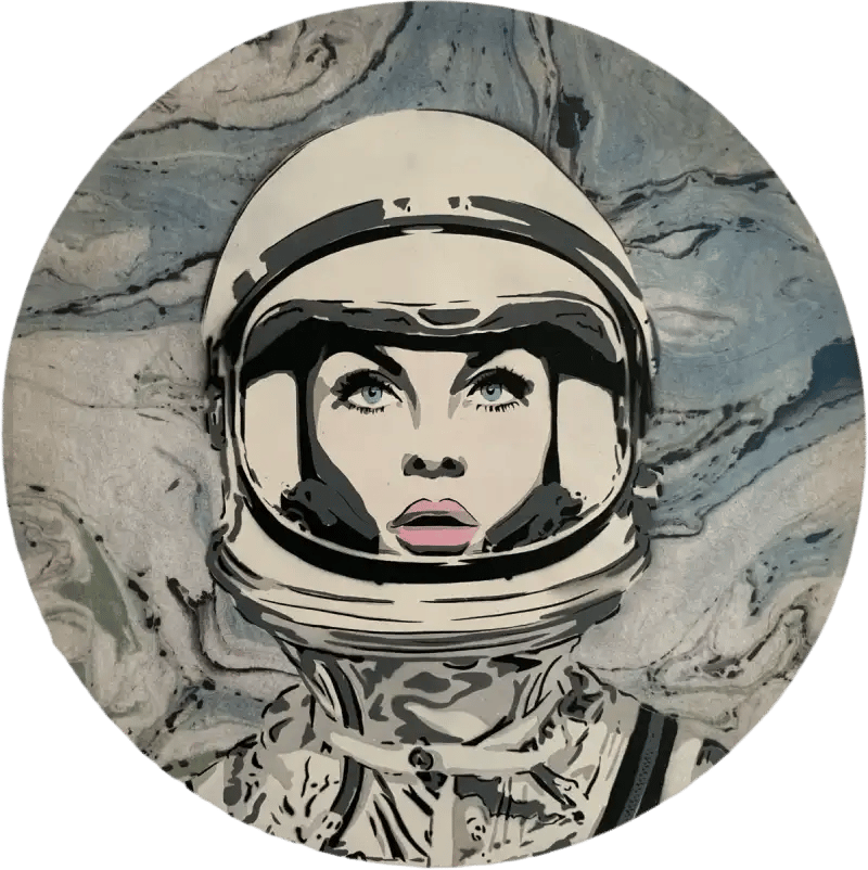 Efin art round astro portrait