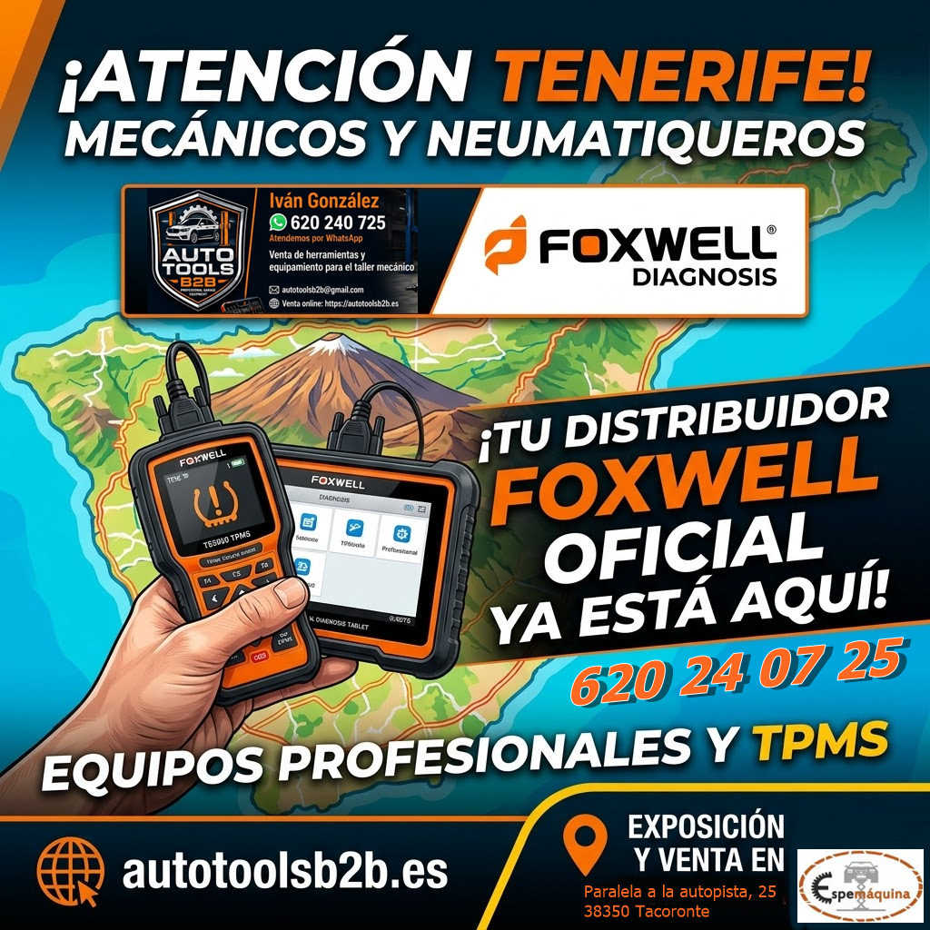 distribuidor foxwell diagnosis en tenerife