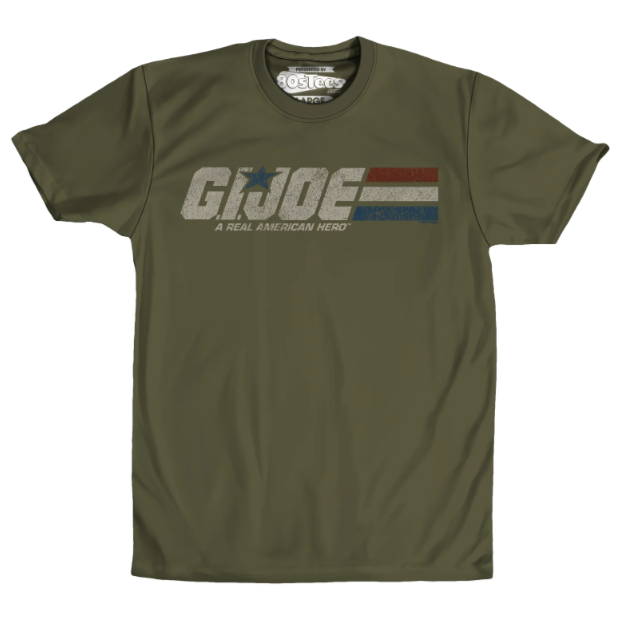 Distressed Army Green GI Joe T-Shirt