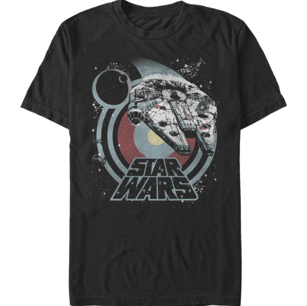 Star Wars Hyperspace Millennium Falcon T-Shirt