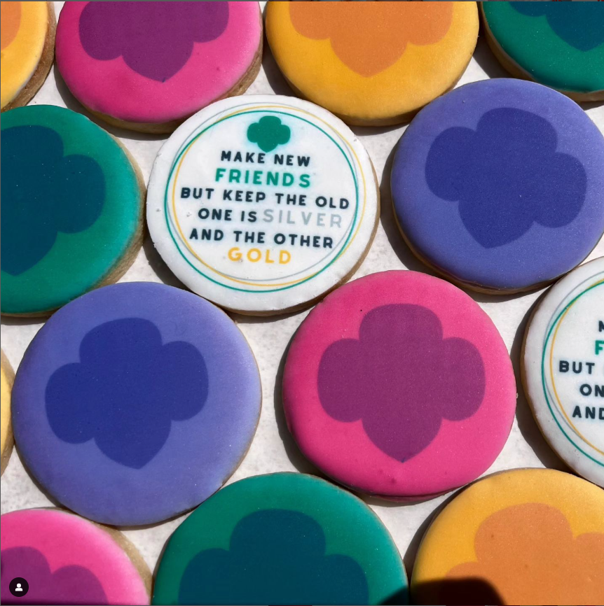 girl scout printed cookies