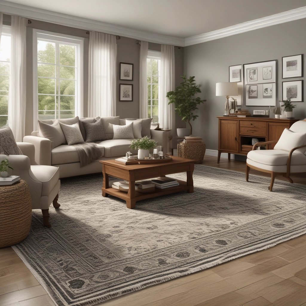 Bright living room with modern inventory