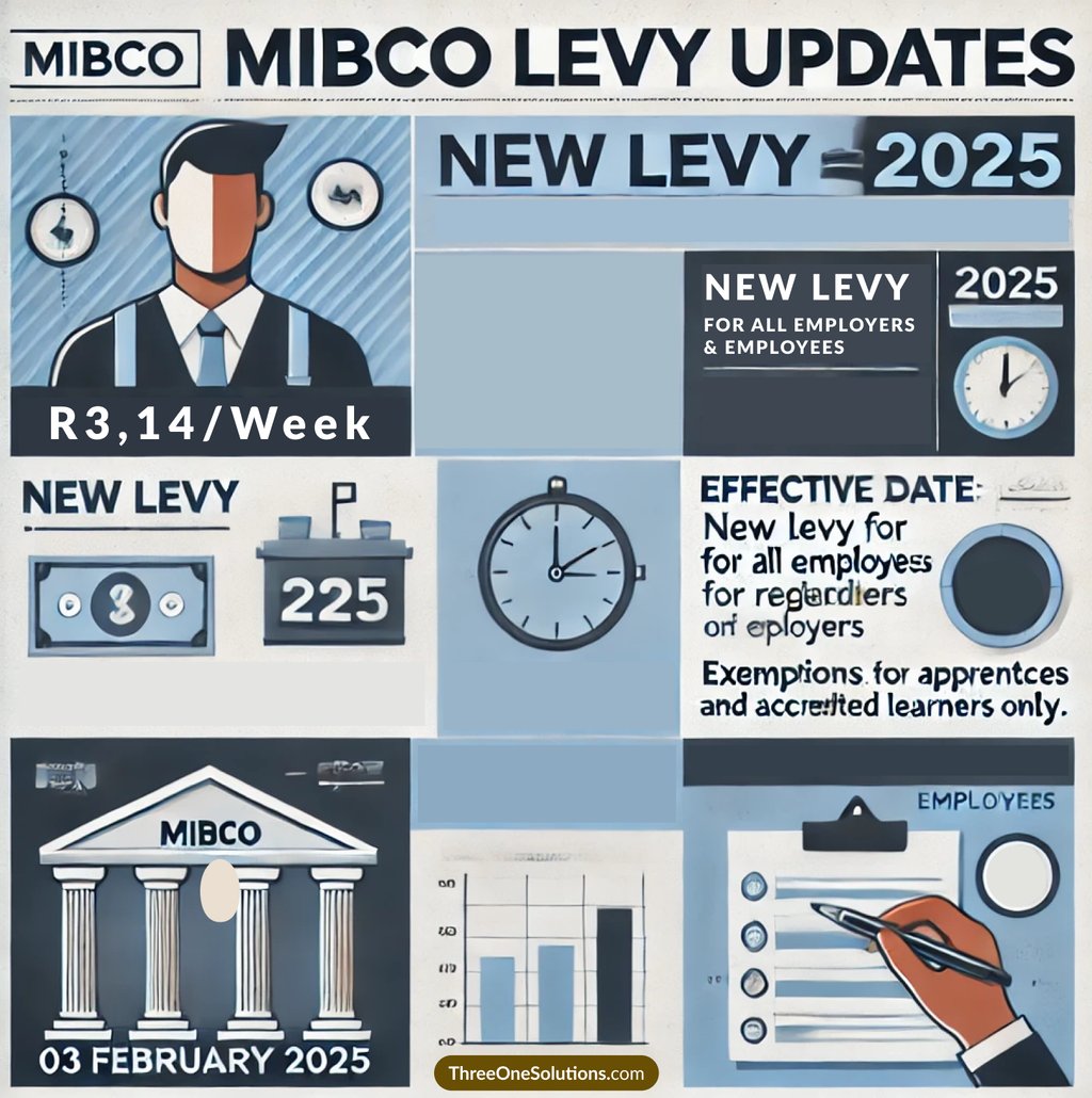 Infographic of MIBCO Levy Updates: 2025