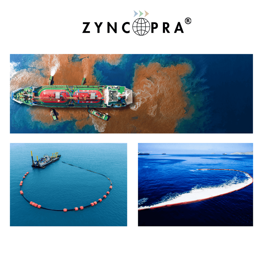 Marine oil spill recovery system equipment.