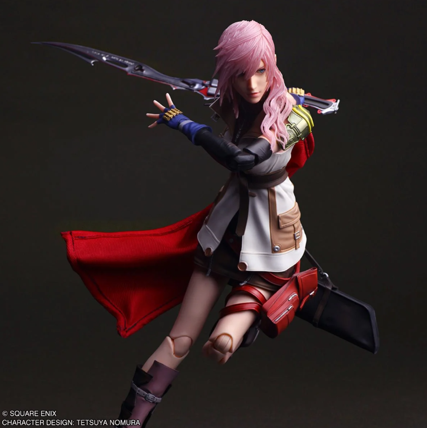 Final Fantasy XIII Lightening Play Arts Shin Action Figure