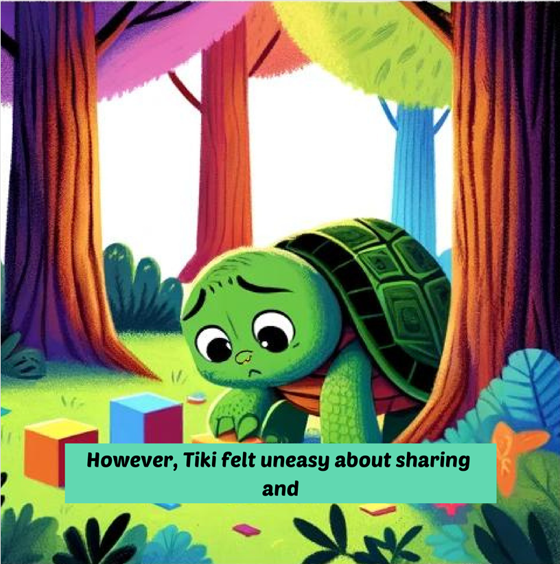 Tiki the Turtle book page