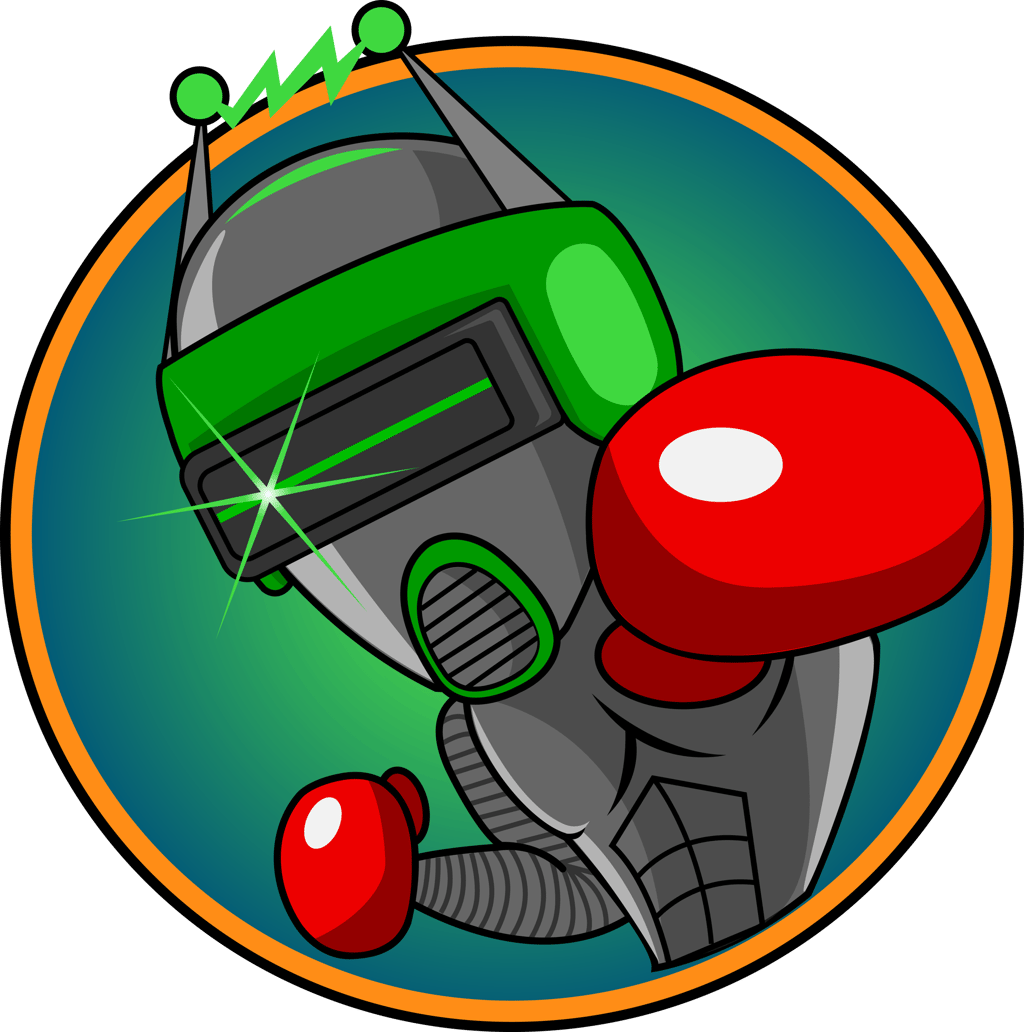 logo for robot punch studios