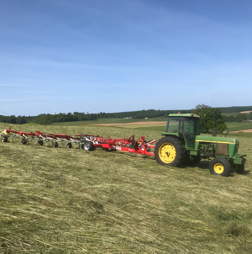 La récolte du foin bio