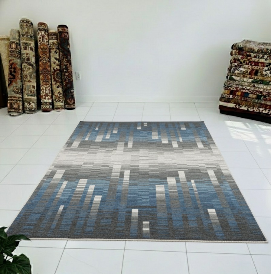 Custom bespoke handmade rugs crafted in Nepal – geometric design-Himalaya Carpet Industries