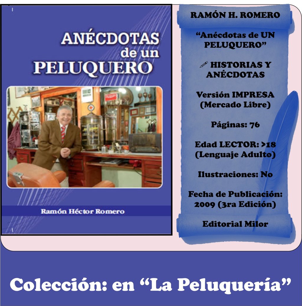 Libro Anécdotas de un Peluquero