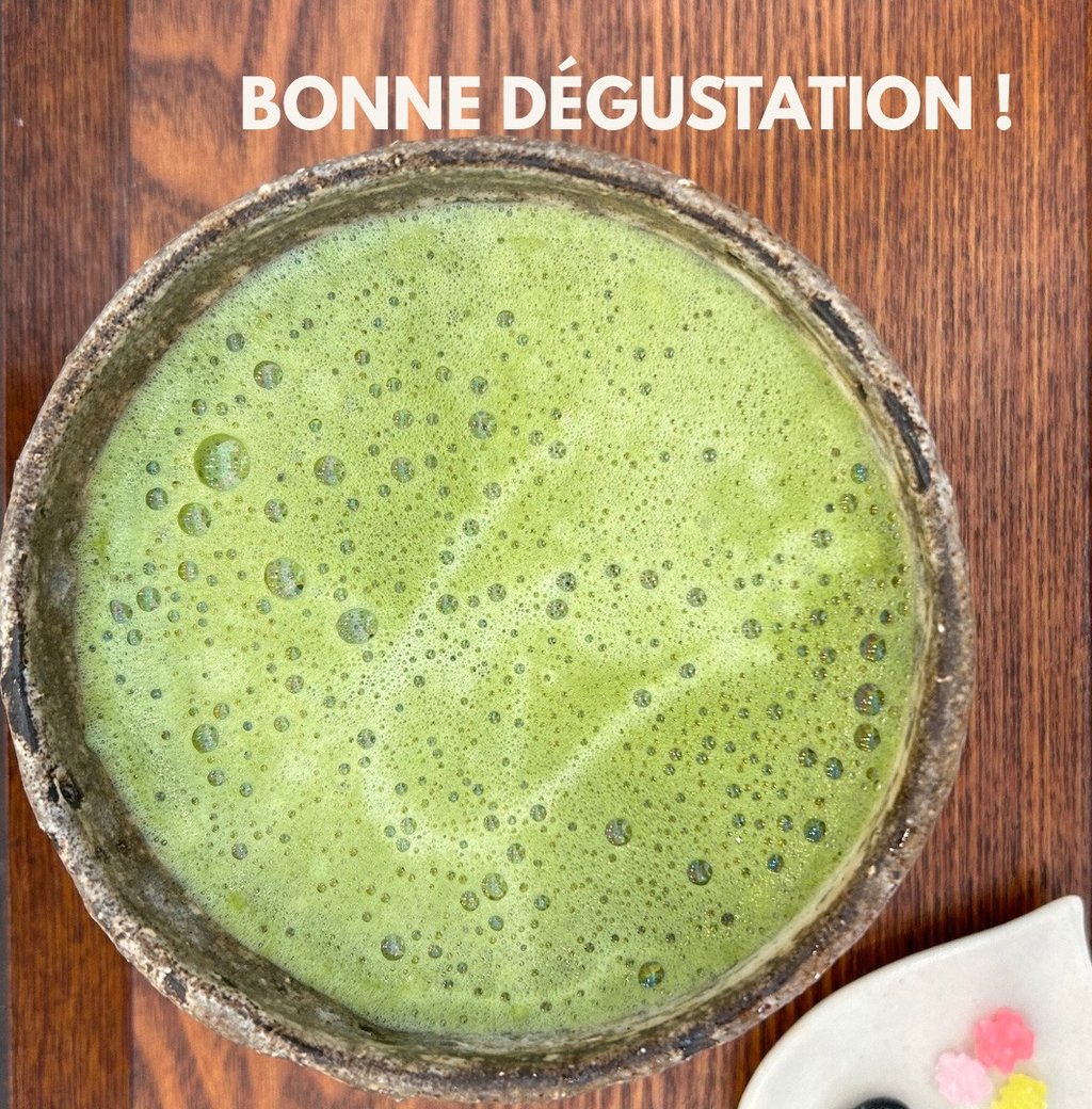 Bol de matcha latte