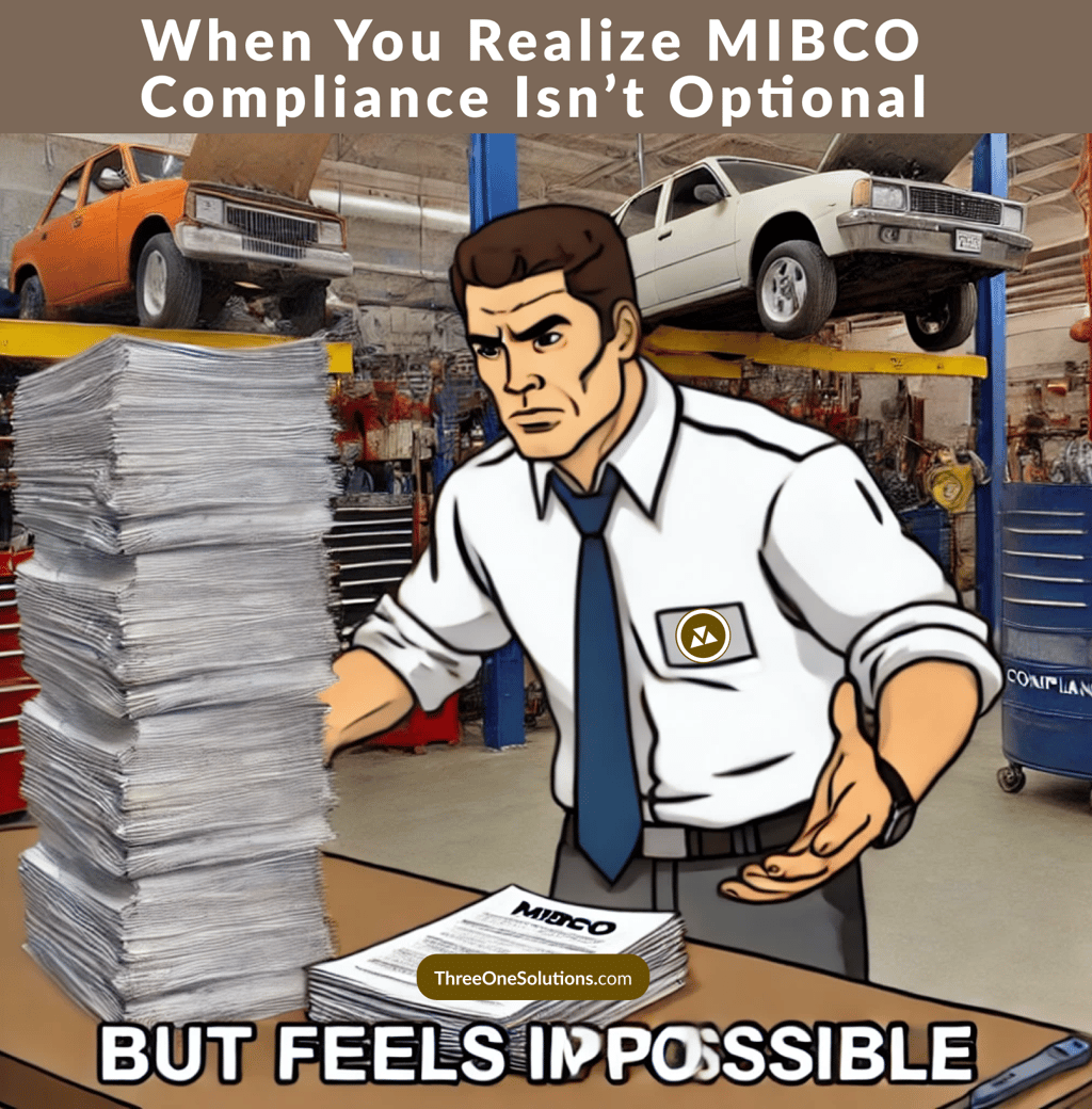 When you realize MIBCO compliance isn't optional