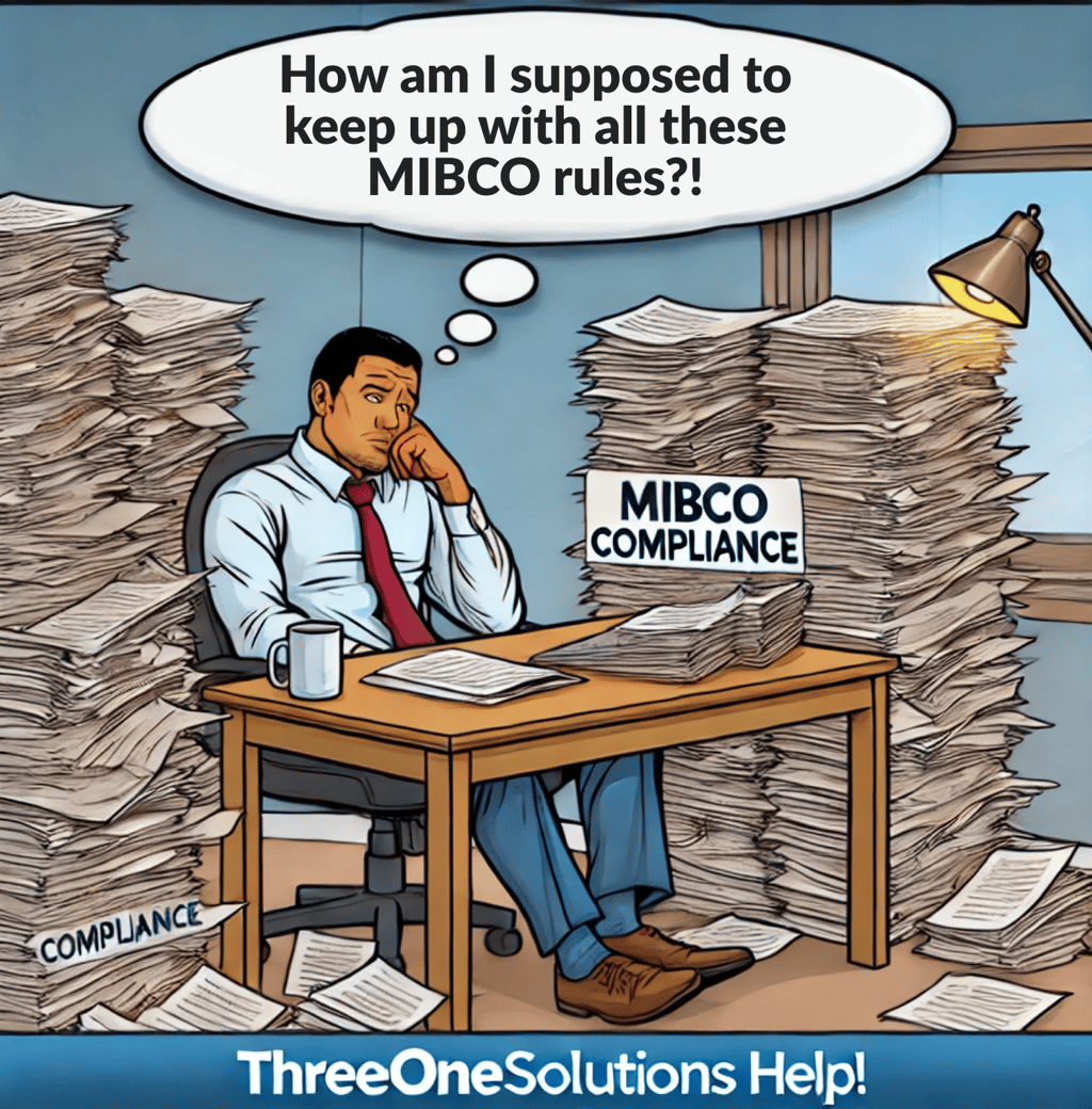How am I supposed to keep up with all these MIBCO rules?!