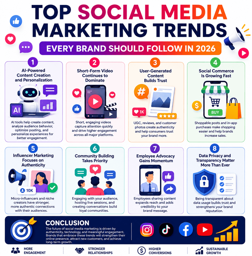 Top Social Media Marketing Trends Every Brand Should Follow